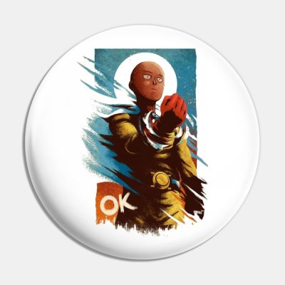 Saitama Pin Official Haikyuu Merch