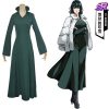 Anime One Punch Man Cosplay Fubuki Costumes Wanpanman Adult Halloween Carnival Party Green Dress Girls Dress 1 - One Punch Man UK Store