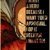 Vintage Japanese Anime One Punch Man Poster Retro Kraft Paper Posters Wall Sticker Home Decor Living 33 - One Punch Man UK Store