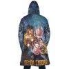 Trippy Genos One Punch Man AOP Hooded Cloak Coat BACK Mockup - One Punch Man UK Store