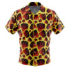 fist Button Up Hawaiian Shirt front new - One Punch Man UK Store